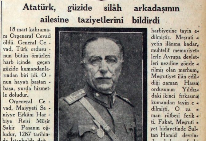 Orgeneral Cevat Çobanlı Paşanın Vefatı Ve Cenaze Merasimi (Ahmet Yurttakal)